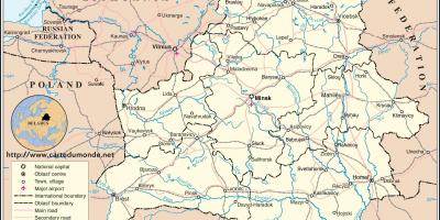 Baltkrievijas valsts karti