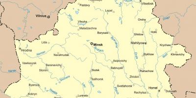 Karte baltkrievija
